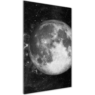 Vertikálny foto obraz sklenený Mesiac 50x100 cm