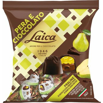 Laica pralinky s extra horkou čokoládou a hruškou 125 g