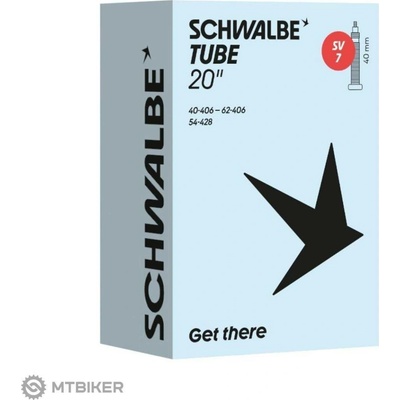 Schwalbe 20x1.60–2.45" duše, galuskový ventil 40 mm