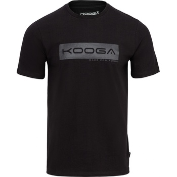 Image 1 of KooGa Тениска KooGa Essential Logo Rugby T-Shirt - Black