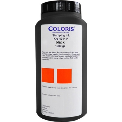 Coloris KRO4714 pečiatková farba čierna 1000 g