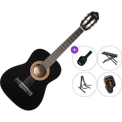 Valencia VC102 Premium SET Black Класическа китара с размер 1/2