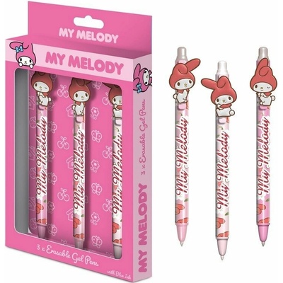 Sada gumovacích gelových per (3ks) - My Melody