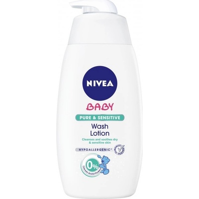 Nivea Baby umývací gél Sensitive s pumpičkou 500 ml