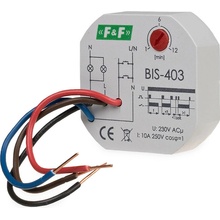 BIS-403/230 - Impulzné relé s časovým spínačom, 230V, 10A, 1x NO