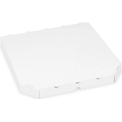 Wimex 72082 - krabice na pizzu E6 extra-pevná 32 × 32 × 3 cm, bílá - 100 ks