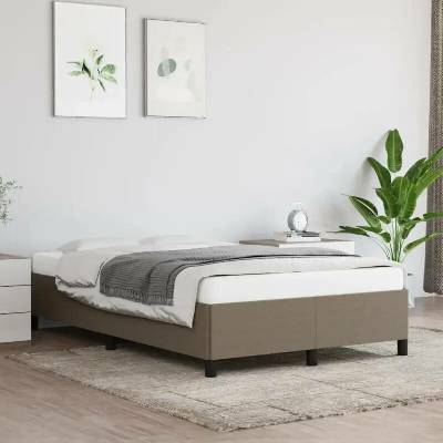 vidaXL 11461.379512 Rám postele bez matrací taupe textil