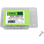 Pro m ВИНТ ЗА МЕТАЛ САМОПРОБИВЕН 4.2x13 ММ pro m 100 БРОЯ (3800160901844)