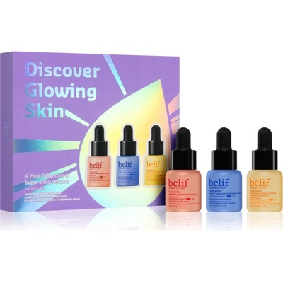 belif Super Drops Discover Glow Skin Kit подаръчен комплект за перфектна кожа