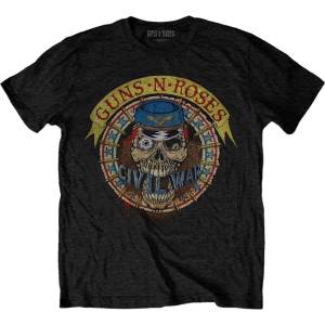 Guns N' Roses Skull Circle Black L Риза (GNRTS67MB03)