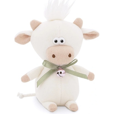 Orange Toys Bílý volík Moo s rolničkou od firmy 12 cm