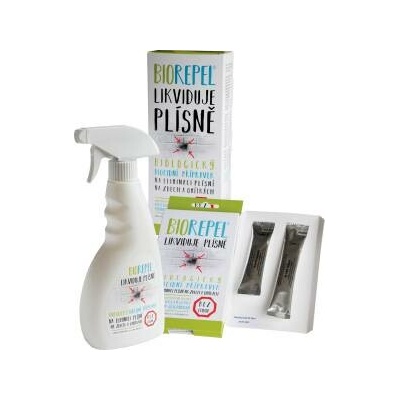 Bio Repel chytrá houba proti plísním na zdivo a omítky, 0,5 l + 1 g + 2 g