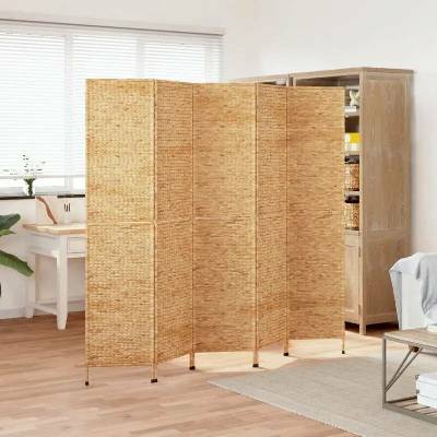 vidaXL Paraván 205 × 180cm vodní hyacint 5panelový 355197