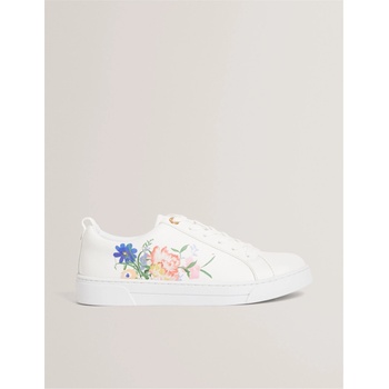 Ted Baker Маратонки Ted Baker Ted Printed Trainer Ld62 - White