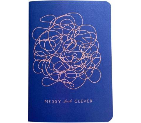 Be Nice Messy but Clever A5