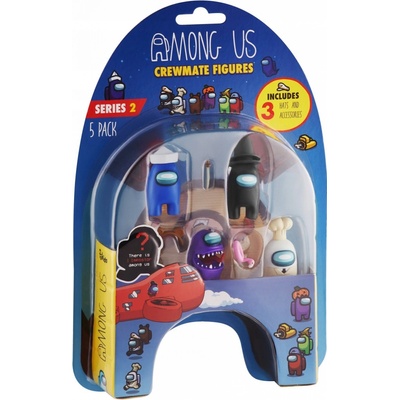 Figúrka Among Us 5pack séria 2 s pečiatkou
