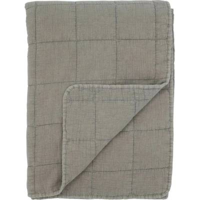 Latté prikrývka s opraným vzhľadom Aix Vintage Quilt - 130*180 cm - Chic Antique