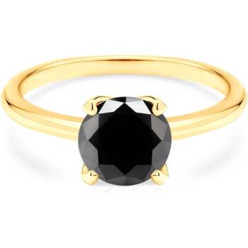 Image 1 of SAVICKI Годежен пръстен Savicki: злато, черен диамант
