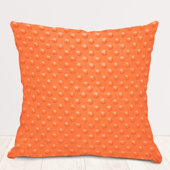 Biante Minky 3D bodky MKP-022 Oranžová 40 x 40 cm