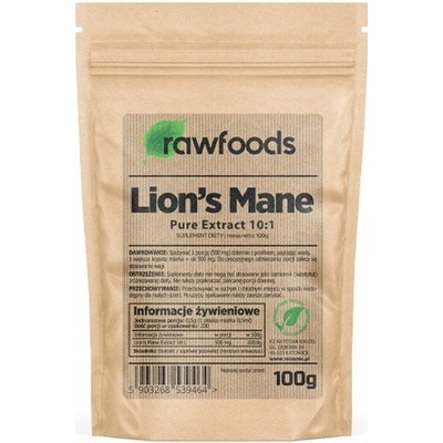 RawFoods Lví hříva extrakt v prášku 100 g