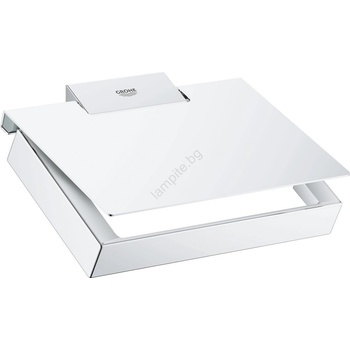 GROHE 40781000 - Държач за тоалетна хартия selection cube, лъскав хром (gh0493)