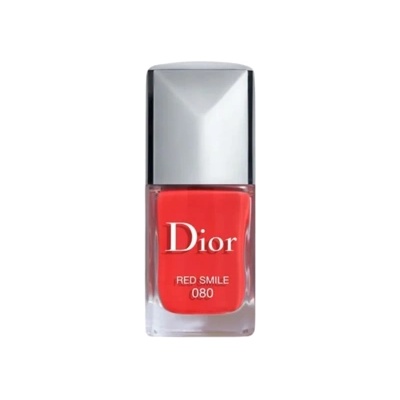 Dior Dior Vernis Лак за нокти с гел ефект Червена усмивка 080 Red Smile 10 мл