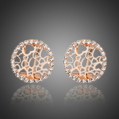 Francesca Petrucci Swarovski Elements Toloni E0165 Zlatá