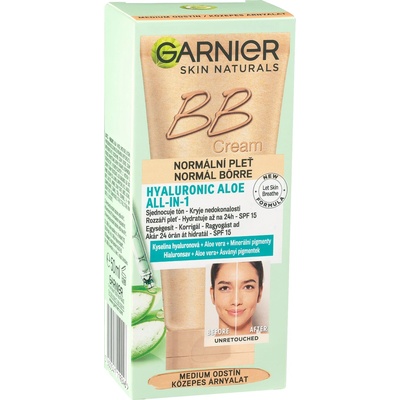 Garnier Skin Naturals BB Cream Miracle Skin Perfector 5in1 tmavší odtieň 50 ml