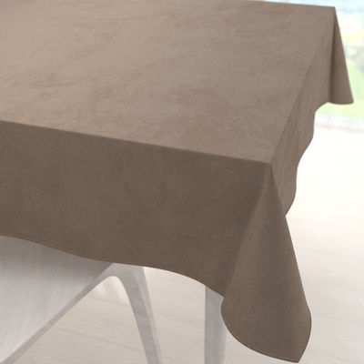 Biante Sametový čtvercový ubrus Velvet Premium SVP-005 Světle hnědý 100x100cm
