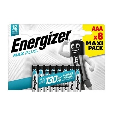 Energizer Alkaline Max Plus AAA 8ks 7638900437522