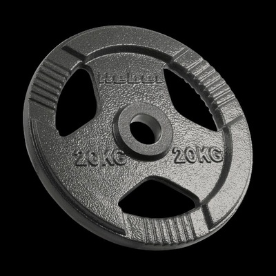 REBEL ACTIVE Oceľový olympijský kotúč 20 kg otvor 51 mm