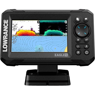 Lowrance eagle 5 se sondou 83/200 hdi + baterie a nabíječka – Zboží Dáma
