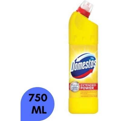 Domestos Доместос Екстендед Пауър дезинфекциращ течен препарат Цитрус 750 мл (5996037079780)
