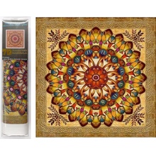 Norimpex Diamantový obraz 7D Zlatá mandala 30 x 30 cm