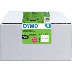 DYMO 2234185, 70mm x 54mm, за дискети, бели, оригинални хартиени етикети, 12 x 320 бр (2234185)