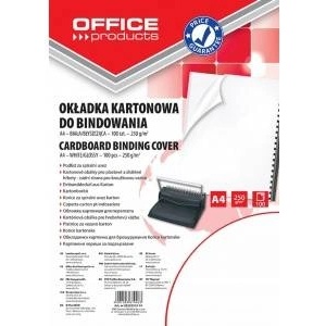 Office Products BINDING CLADDING OFFICE PRODUCTS, CARTON, A4, 250GSM, BLINDER, 100PCS, WHITE 20232515-14