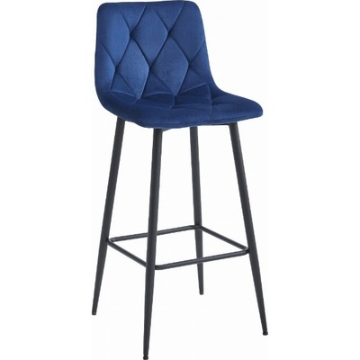 Trendie Bari samet modrá