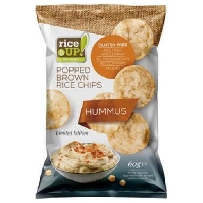 RICE UP Rýžové chipsy hummus 60 g