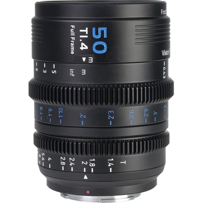 SIRUI Vision Prime 1 Series 50mm T1.4 Full Frame Cine Lens (Native E mount, Black Color, Z/RF/L Interchangable Mount)) Farba: Black