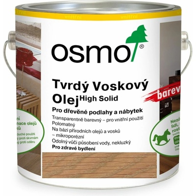 Osmo 3067 Tvrdý voskový olej farebný 2,5 l Svetlosivý