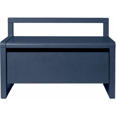 Ferm Living Lavica s úložným priestorom Little Architect, dark blue
