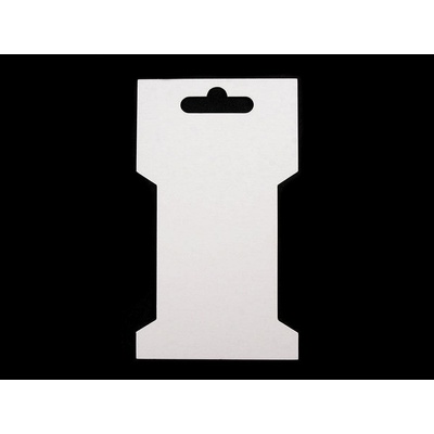 Prima-obchod Papírová karta 6,6x11,5 cm, barva bílá