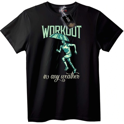 NOONEBRAND Тениска Тренировка при всякакво време - 6XL, Black