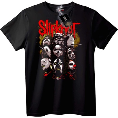 NOONEBRAND Тениска Маски на Slipknot - 2XL, Black