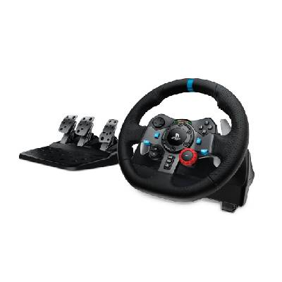 Комплект за игра Logitech G29 Driving Force Racing Wheel 941-000112, Волан и педали , Кабелни, PC/PS4/PS5, Черен (941-000112)