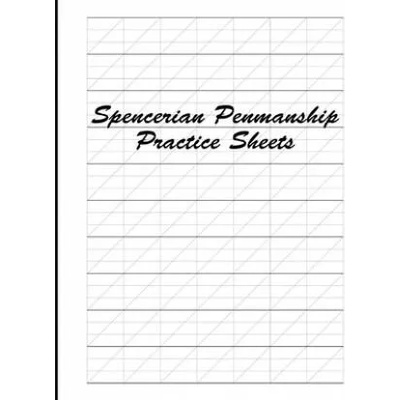 Spencerian Penmanship Practice Sheets: Cursive Style Handwriting Worksheets for Kids and Adults