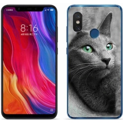 Pouzdro mmCase Gelové Xiaomi Mi 8 - kočka 2