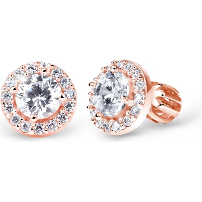 Cutie Jewellery - diamonds Náušnice DZ60168 na šroubek ze zlata s diamanty