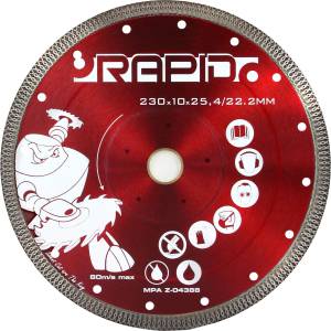 Rapid Диамантен диск SILENT CUT 230 мм x 10 мм x 22, 2/25, 4 мм 14219 (M08710)