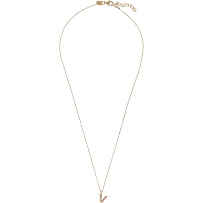 Alisia Pozlátený náhrdelník so Swarovski perličkami "V" AL4258.01.922